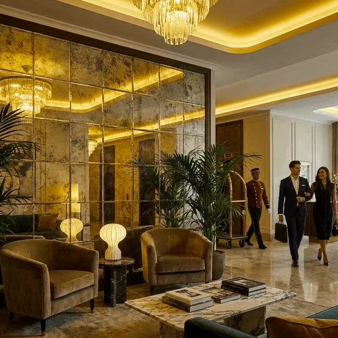Khách sạn Quảng Ninh sử dụng gương giả cổ